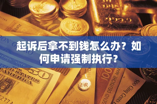 济南起诉后拿不到钱怎么办？如何申请强制执行？