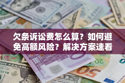 济南欠条诉讼费怎么算？如何避免高额风险？解决方案速看！