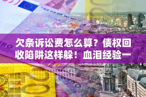 济南欠条诉讼费怎么算？债权回收陷阱这样躲！血泪经验一次讲透