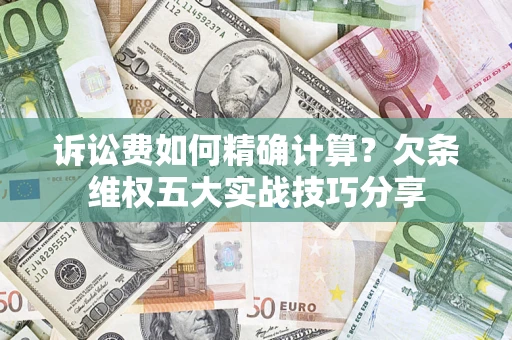 济南诉讼费如何精确计算？欠条维权五大实战技巧分享
