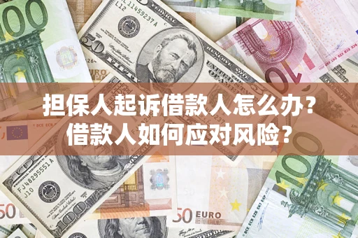 济南担保人起诉借款人怎么办？借款人如何应对风险？